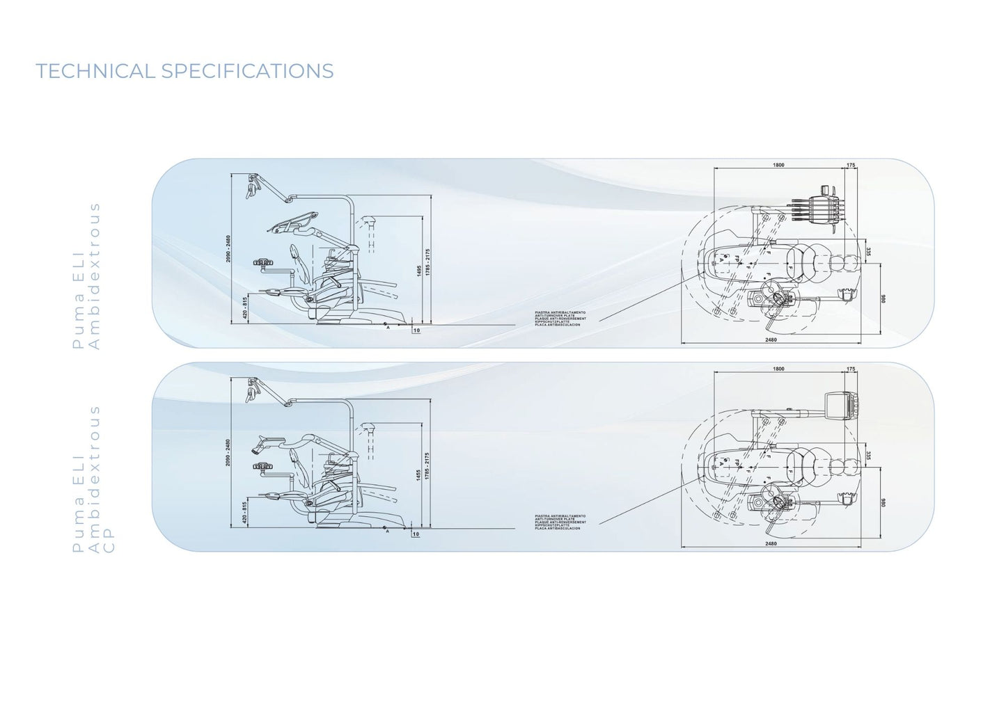 Puma ELI Ambidextrous Dental Unit